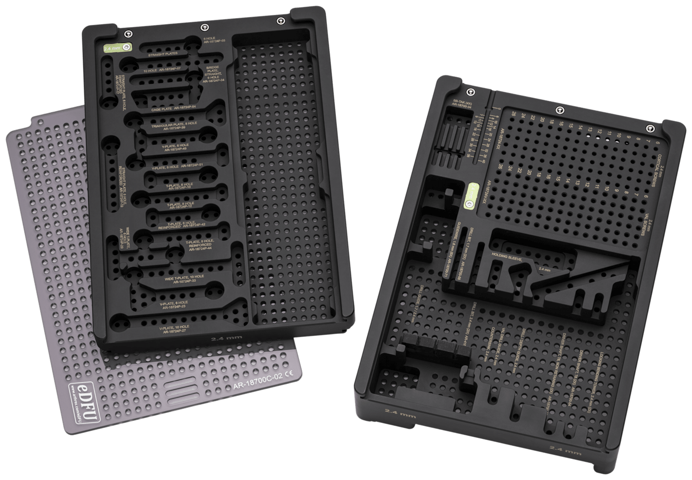 Mini Comprehensive Fixation System, 2.4 mm Module Caddy with Lid