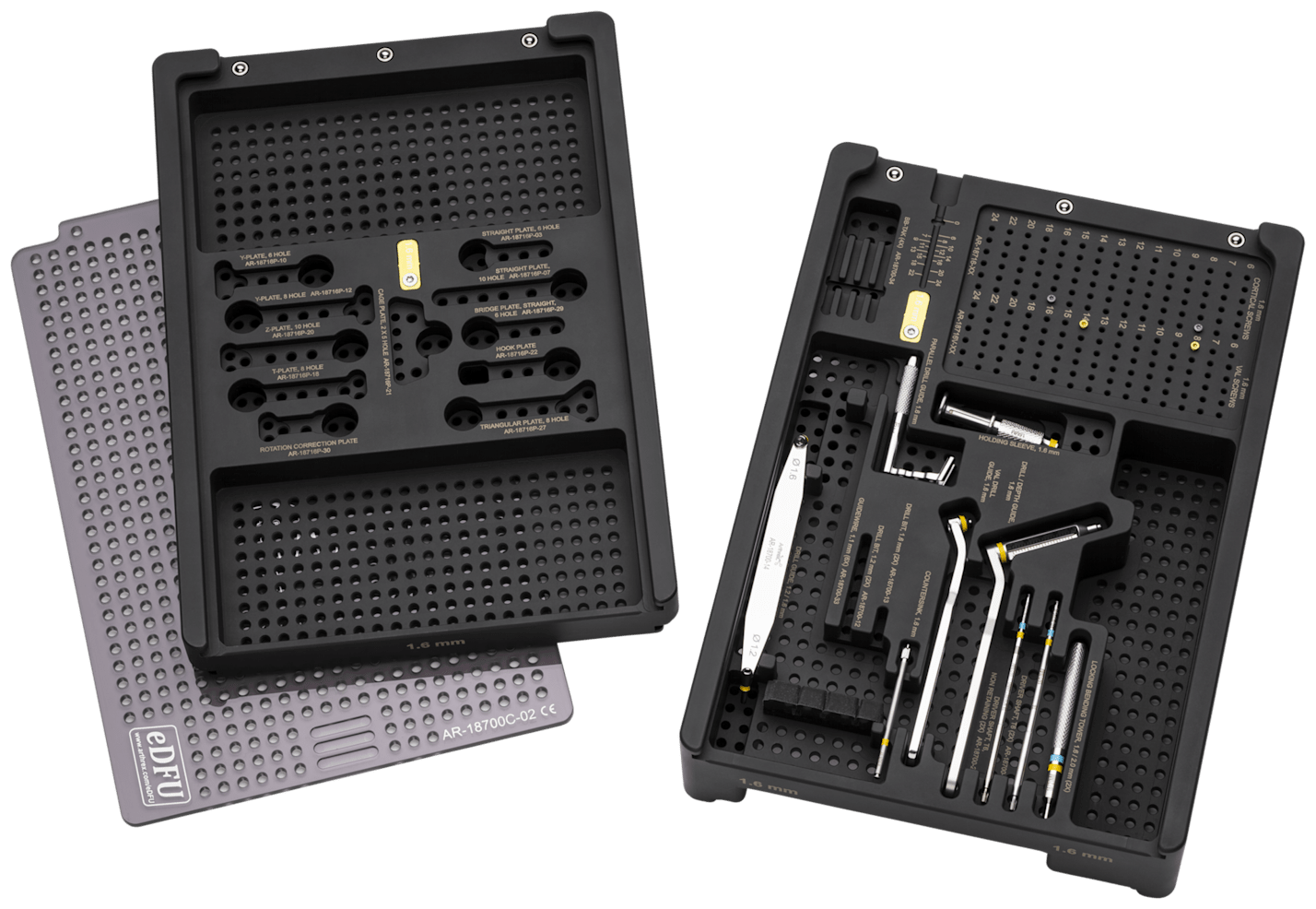 Mini Comprehensive Fixation System, 1.6 mm Set