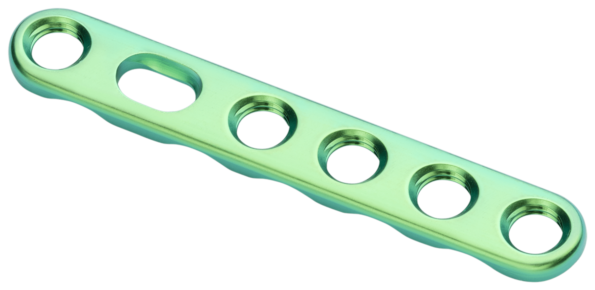 Straight Plate, 2.4 mm, 6 Hole, Reinforced