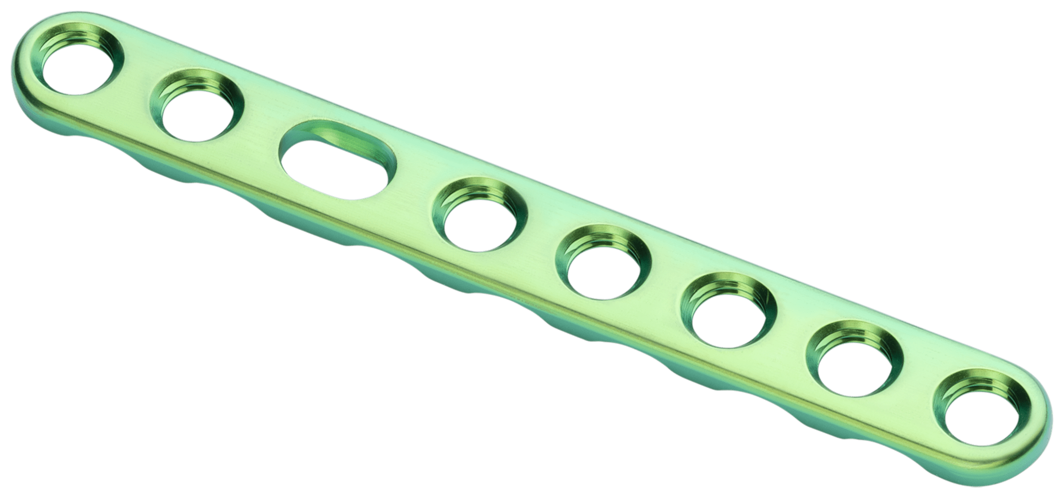 Straight Plate, 2.4 mm, 8 Hole, Reinforced
