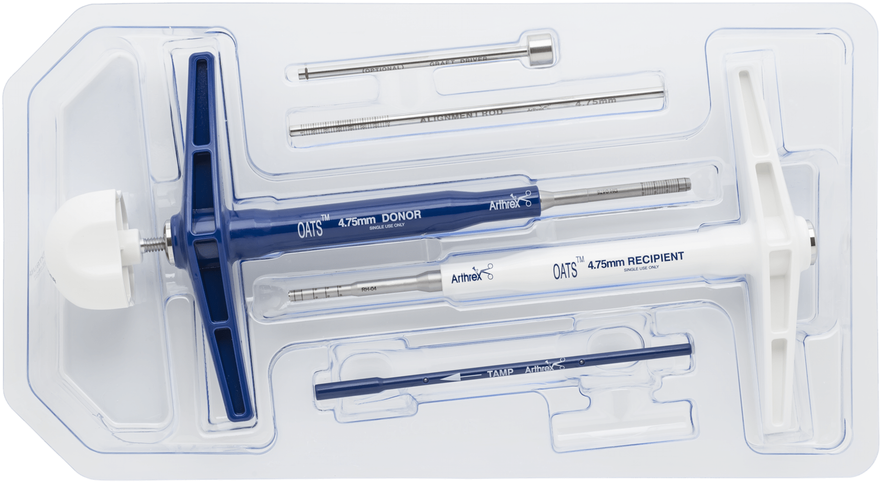 Single Use, OATS Osteochondral Autograft Transfer System Set, 4.75 mm