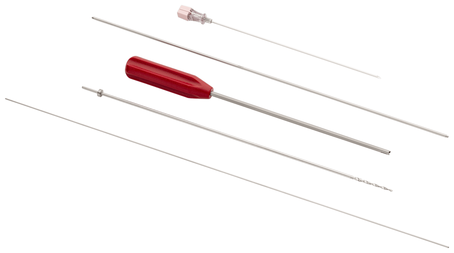 Percutaneous Insertion Kit for Knotless FiberTak Anchor, 1.8 mm (Includes: Spear, Dilator, Needle w/Stylet, Guide Pin, and 1.8 mm Drill)