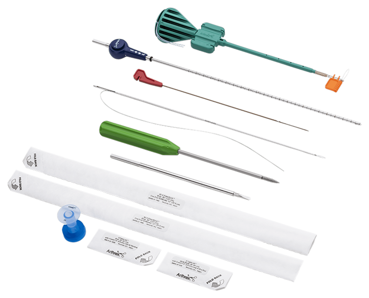 Implant System, Meniscal Root Repair with PEEK SwiveLock