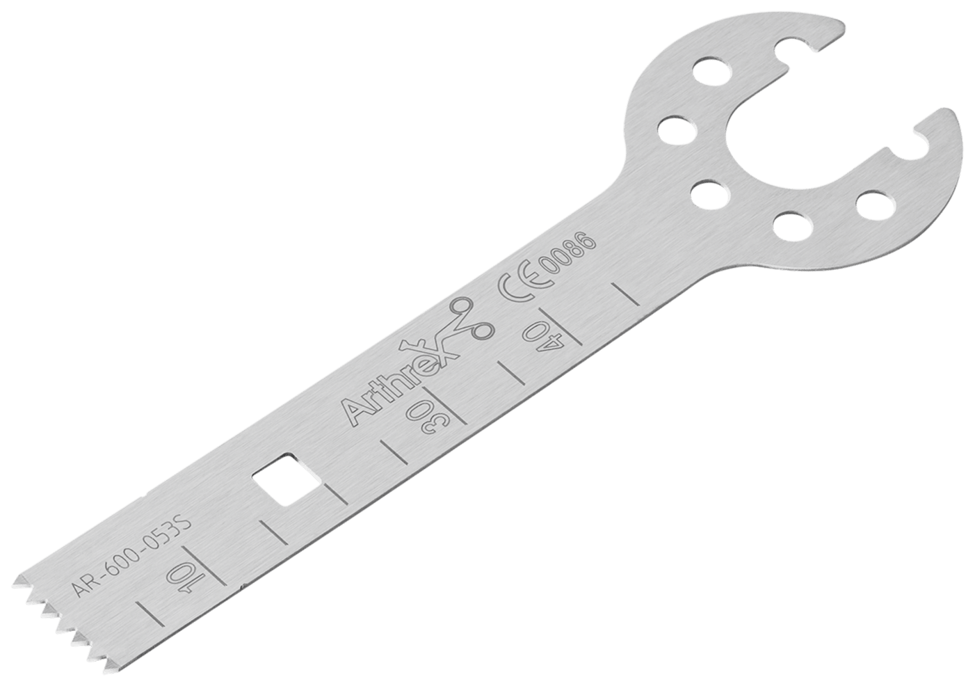 Sagittales Sägeblatt für Arthrex 600, 45 mm x 9 mm x 0.6 mm
