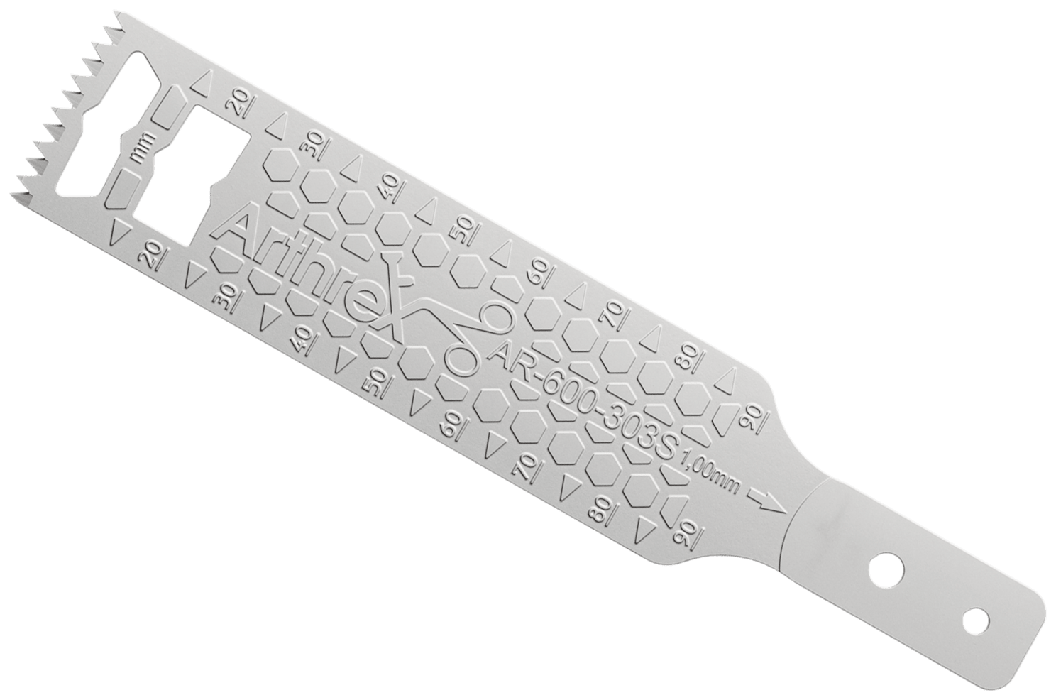 Sagittales SpeedCut-Sägeblatt für Arthrex 600 MIS, 90 mm x 25.4 mm x 1mm