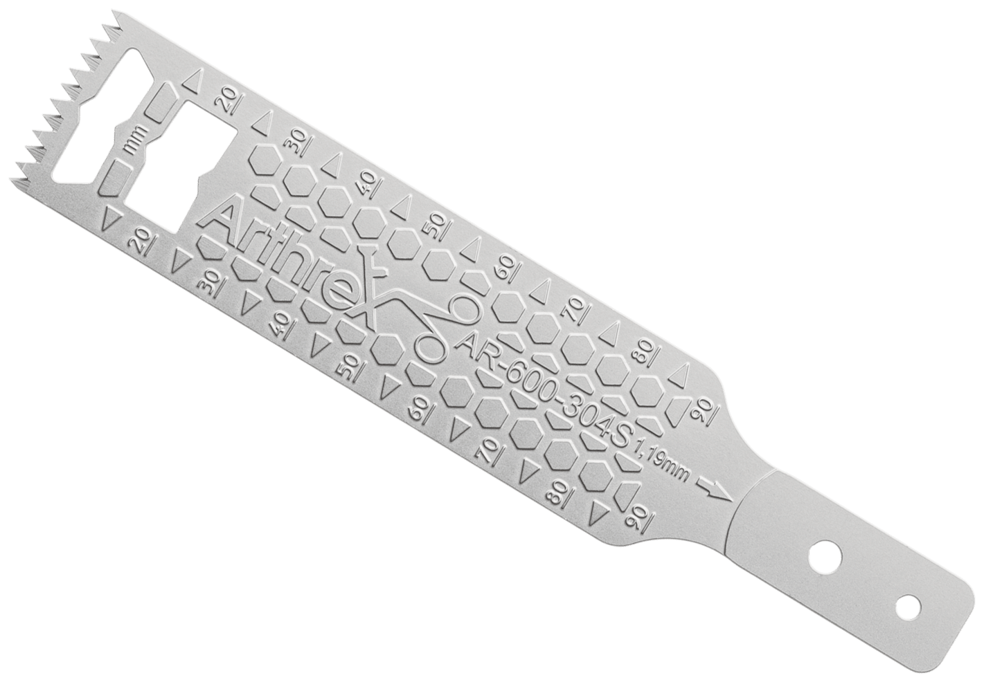Sagittales SpeedCut-Sägeblatt für Arthrex 600 MIS, 90 mm x 25.4 mm x1.19 mm