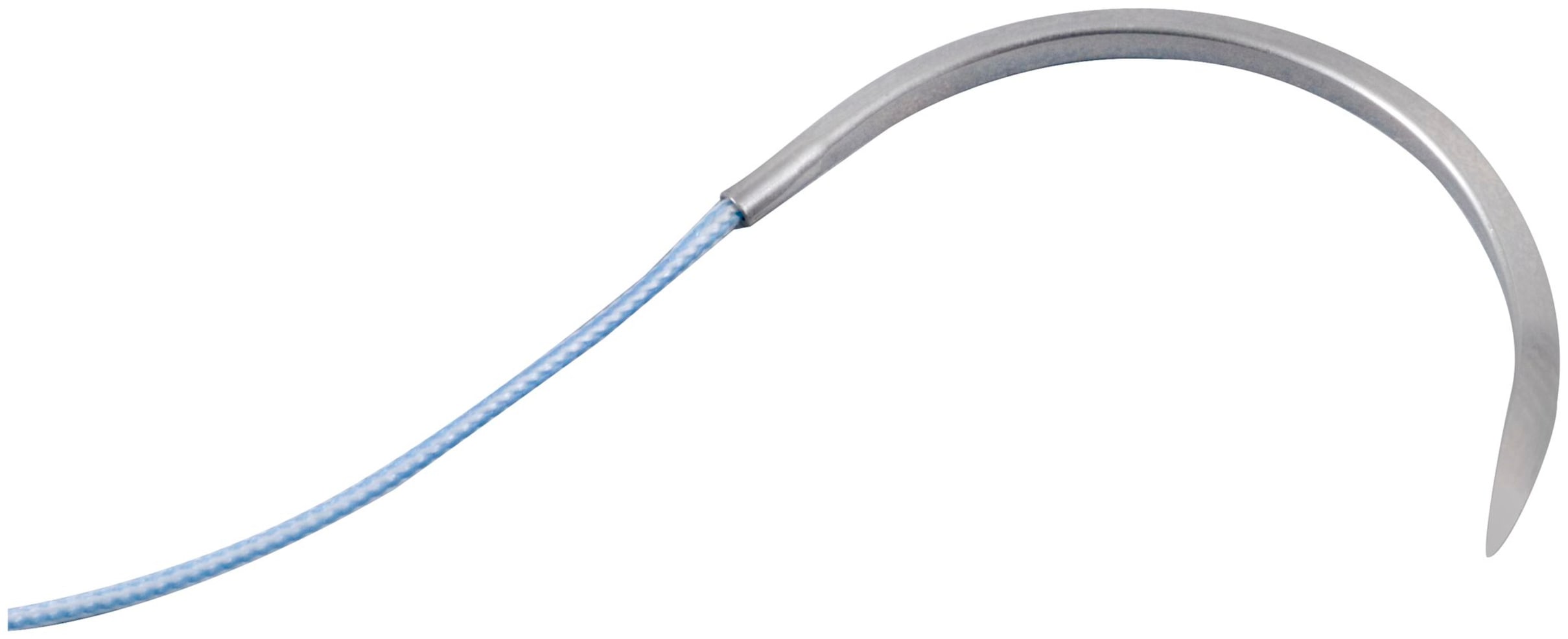 #2 FiberWire, 38" (blue) w/Reverse Cutting Needle, 36.6 mm, 1/2 Circle