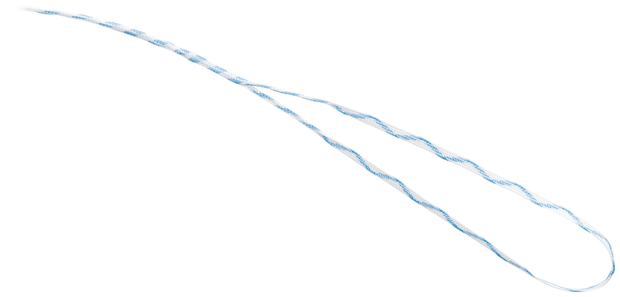 FiberLink SutureTape, 1.3 mm, with Loop (White/Blue), 12/box