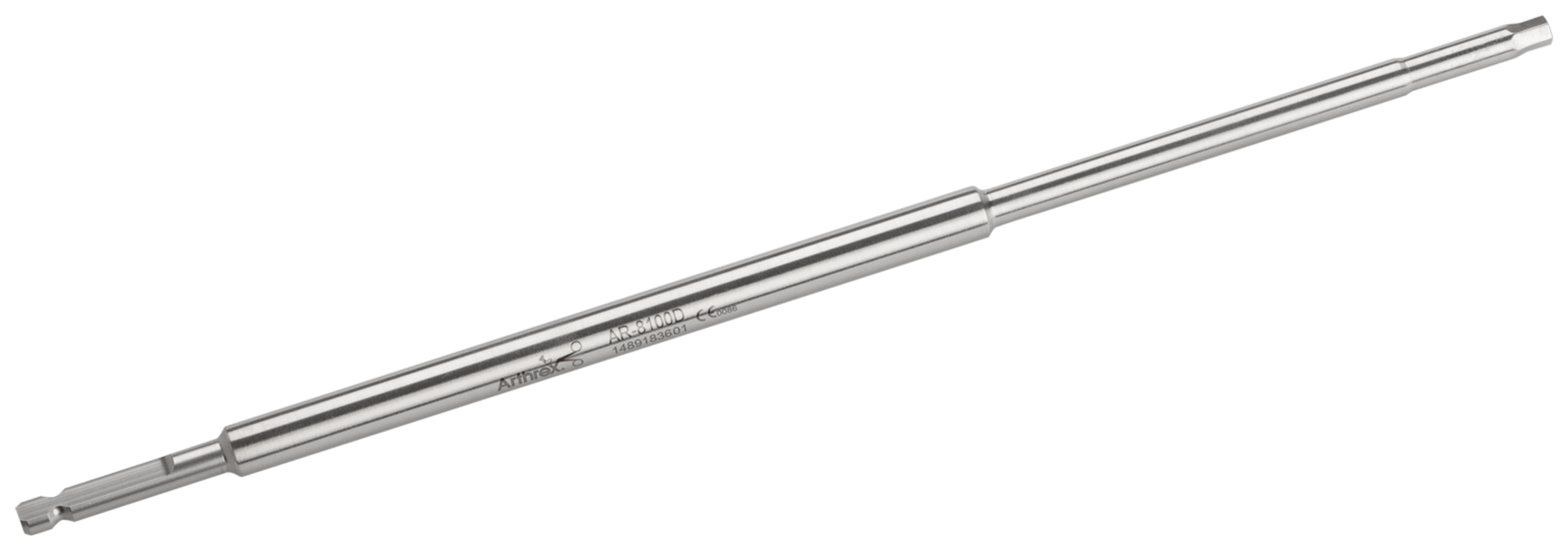 Handgriff, 3.5 mm Hex, 7'' (17,8 cm) lang