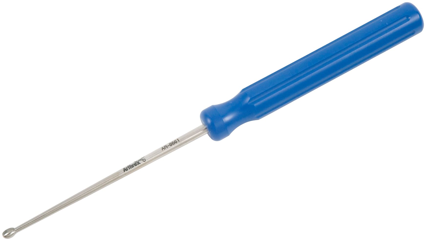 Cup Curette, Straight Shaft, 100 mm Long