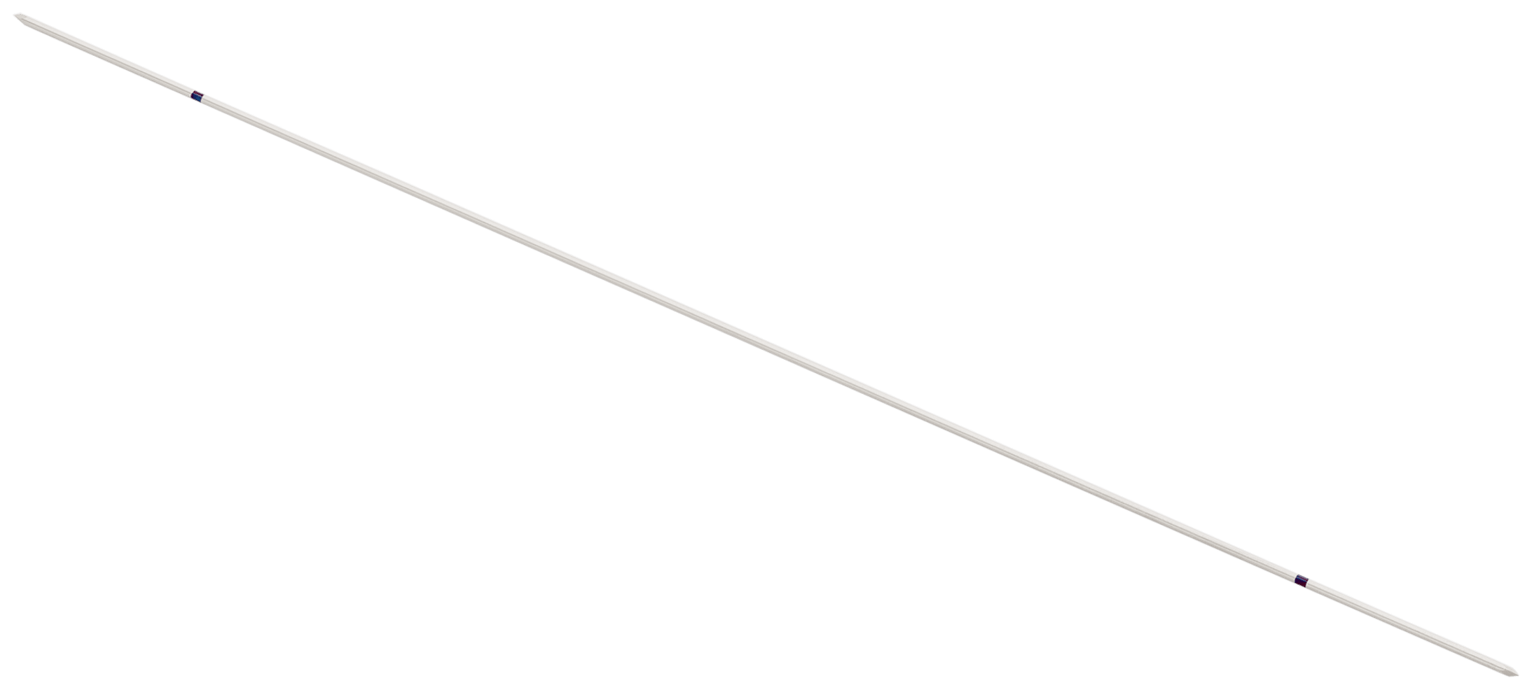 Nitinol Guidewire, Double Trocar Tip, with Laser Lines, 0.86 mm