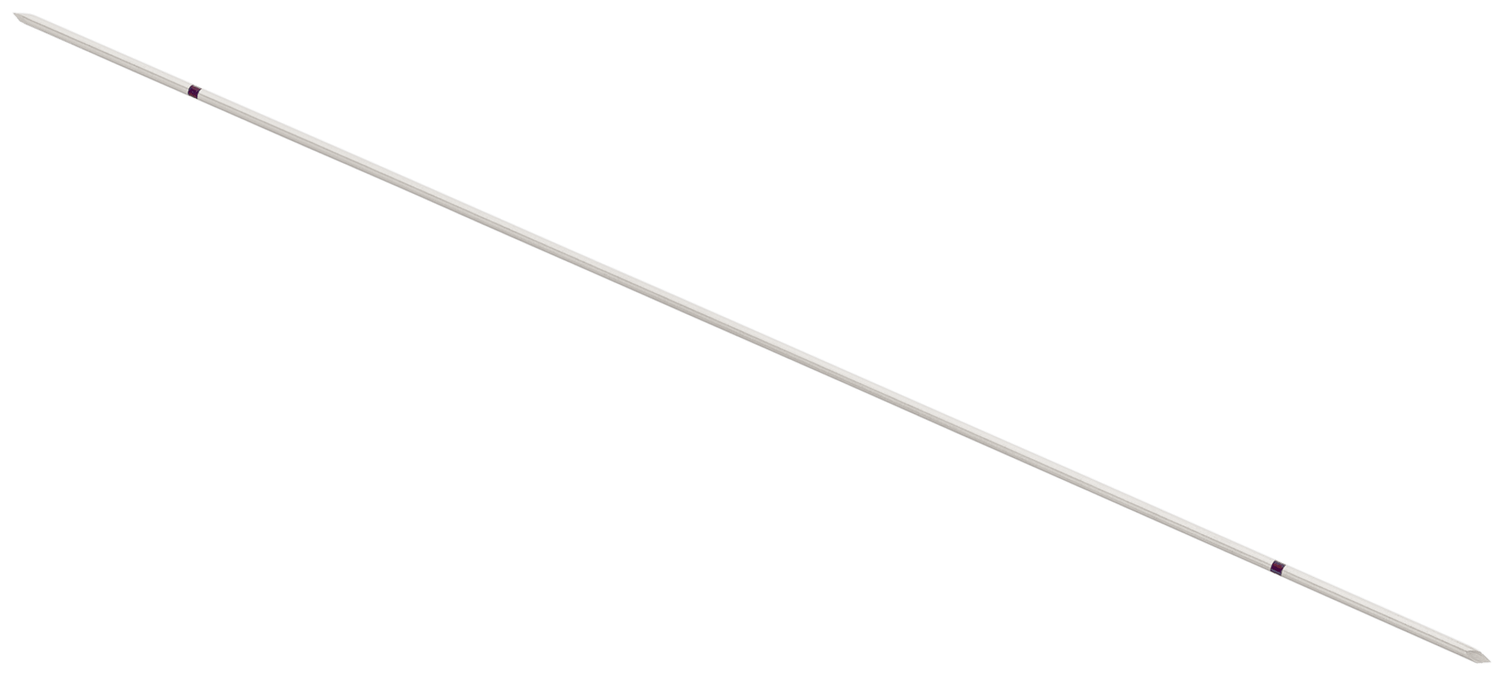 Nitinol Guidewire, Double Trocar Tip, with Laser Lines, 0.045"