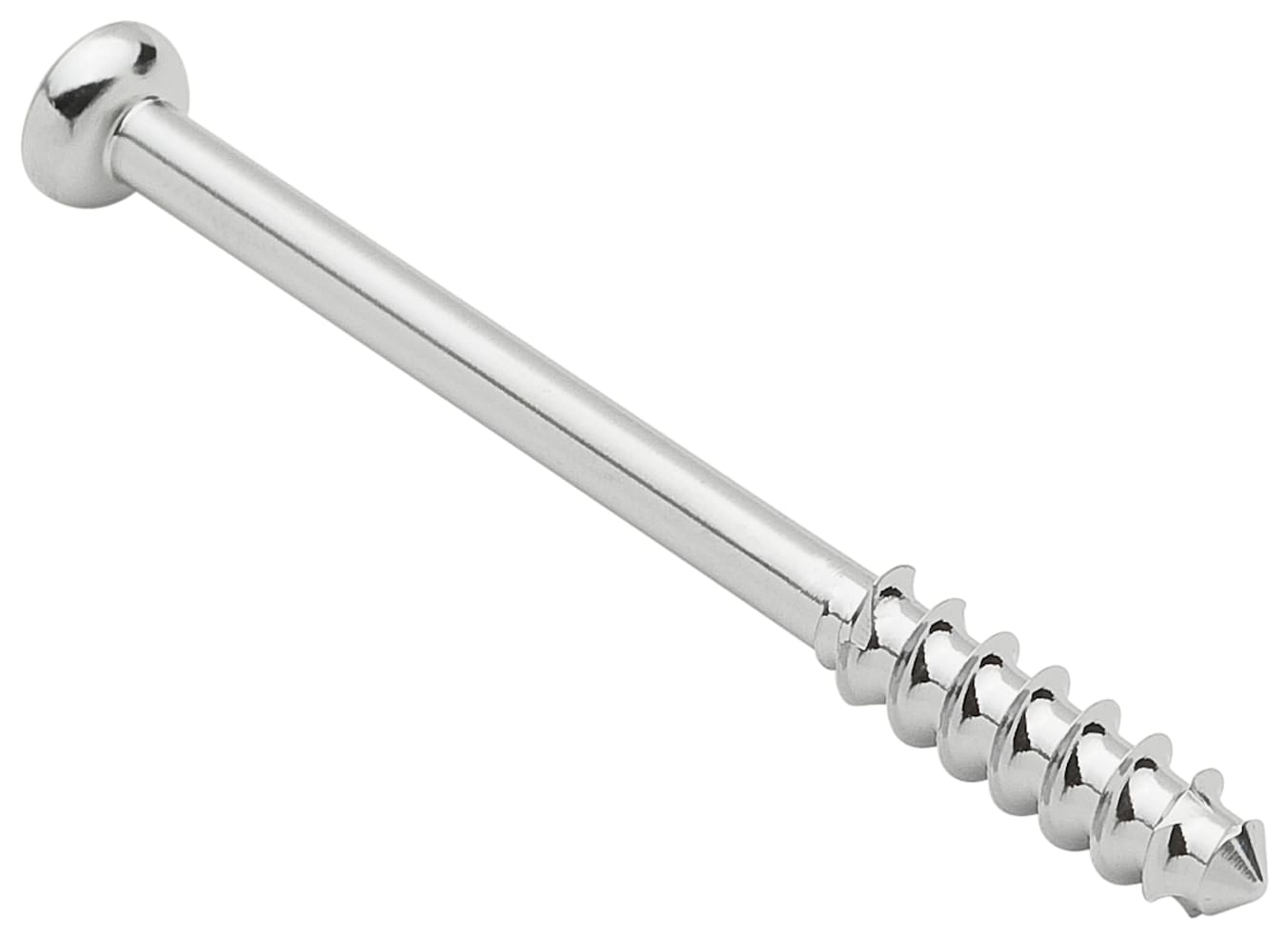Low Profil Schraube, Stahl, kurzes Gewinde, 4.0 mm x 44 mm, unsteril, IM
