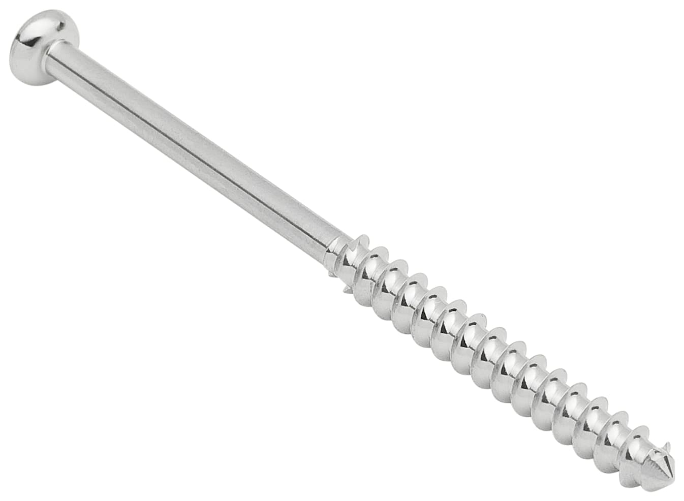 Low Profil Schraube, Stahl, langes Gewinde, 4.0 mm x 60 mm, unsteril, IM