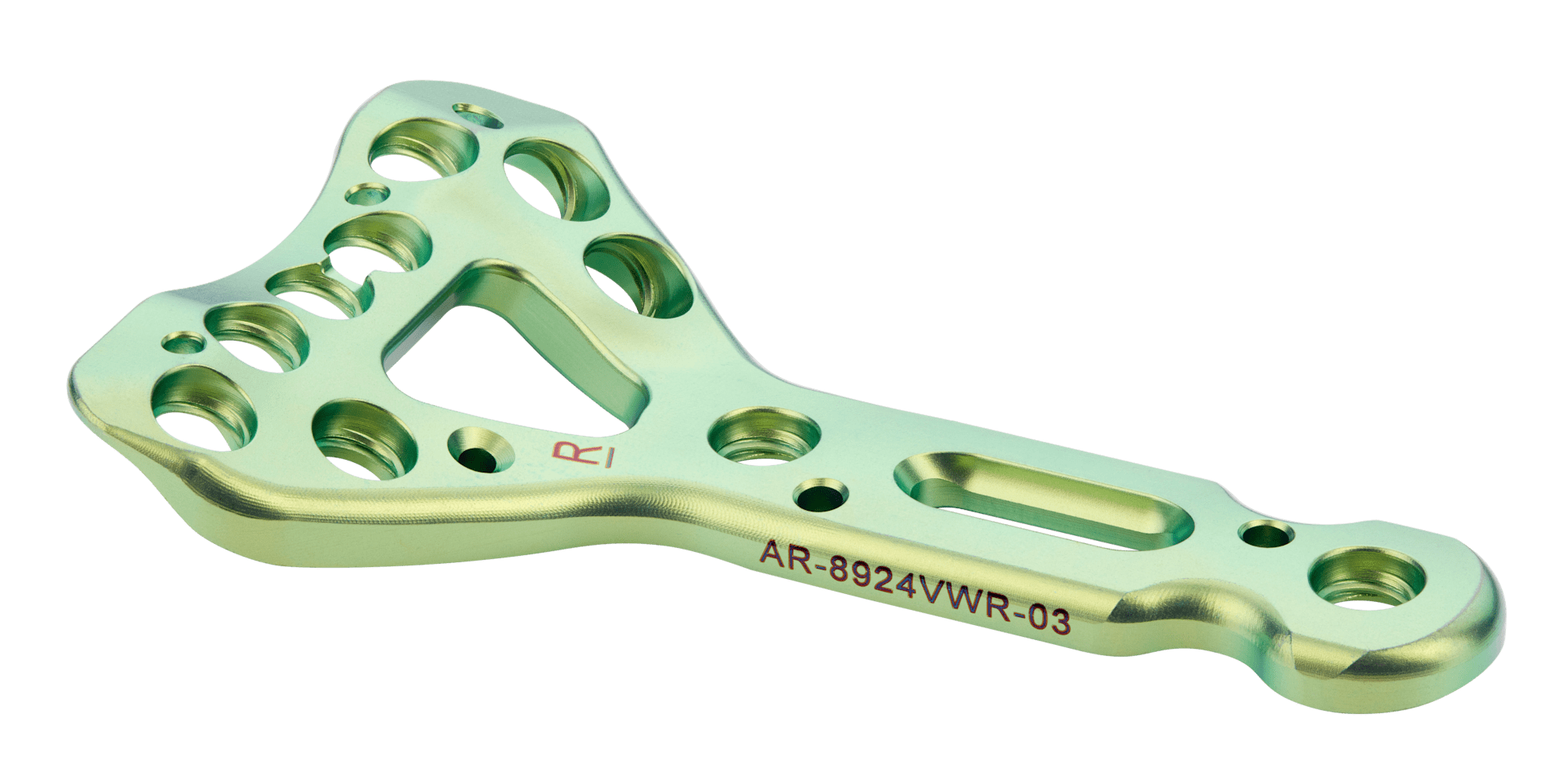 2.4 mm Volar Distal Radius Plate, Wide, Right, 3 Hole