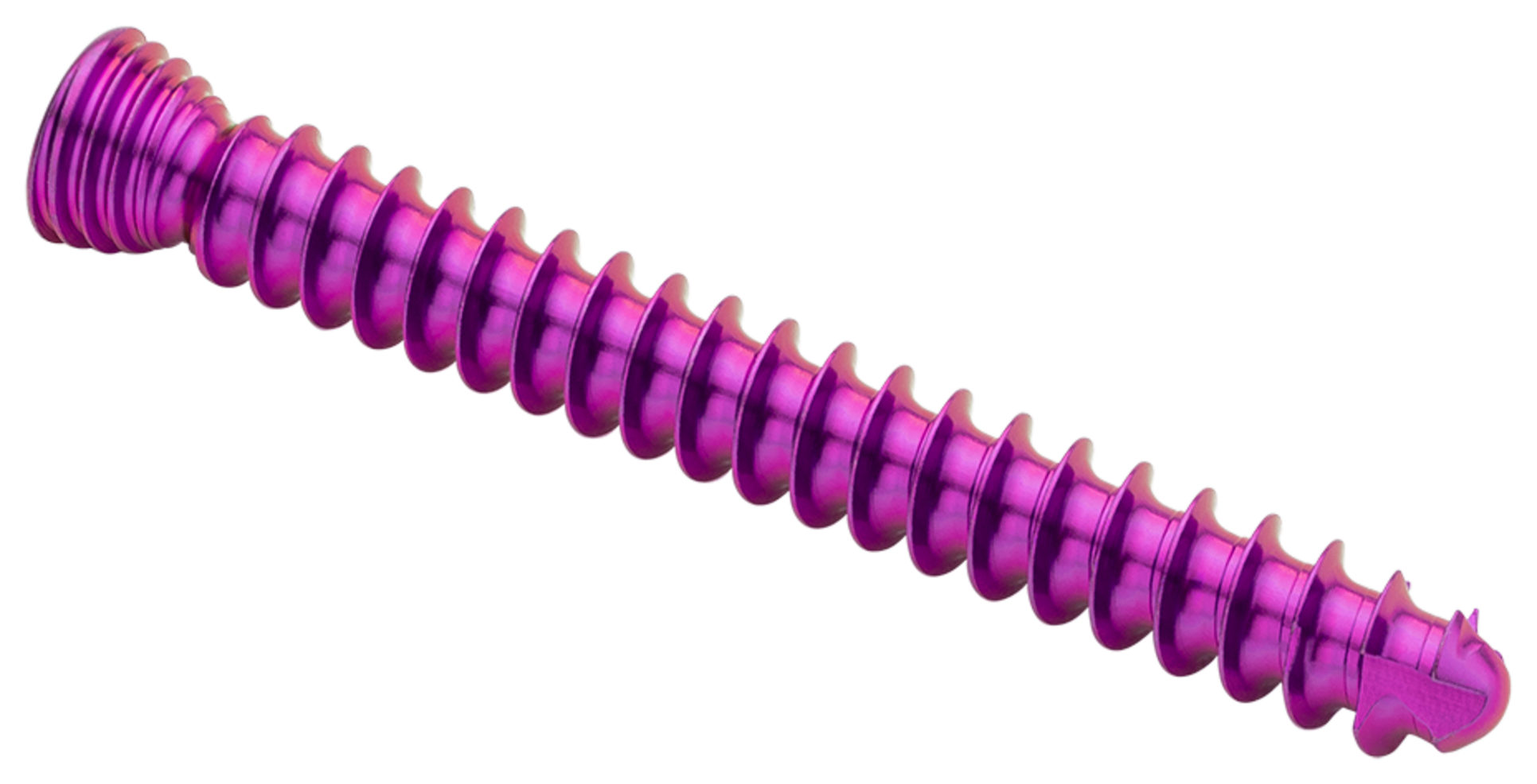 Hybrid VAL KreuLock Screw, Titanium, 3.0 mm x 52 mm, 3.5 mm Shaft