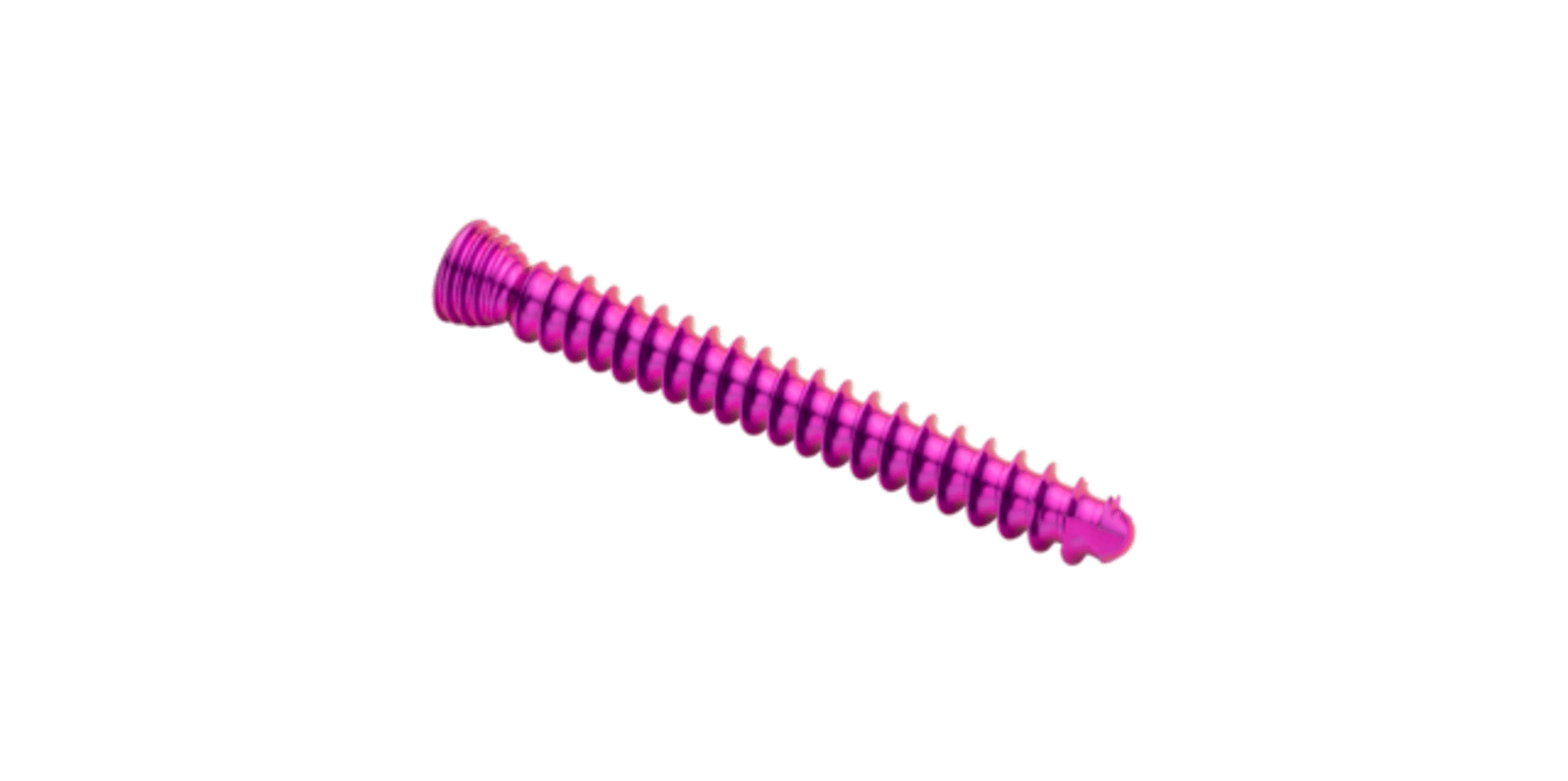 Hybrid KreuLock Compression Screw, Titanium, 3 mm x 58 mm, 3.5 mm Shaft