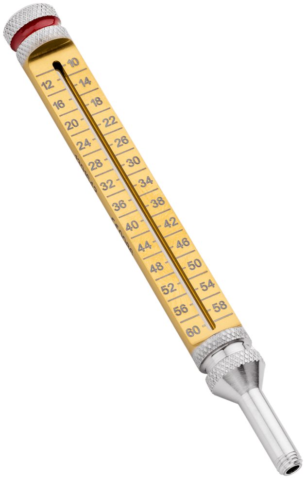 Bohrhülse/Tiefenmesser, kanüliert, für 2.7 mm, 10-60 mm