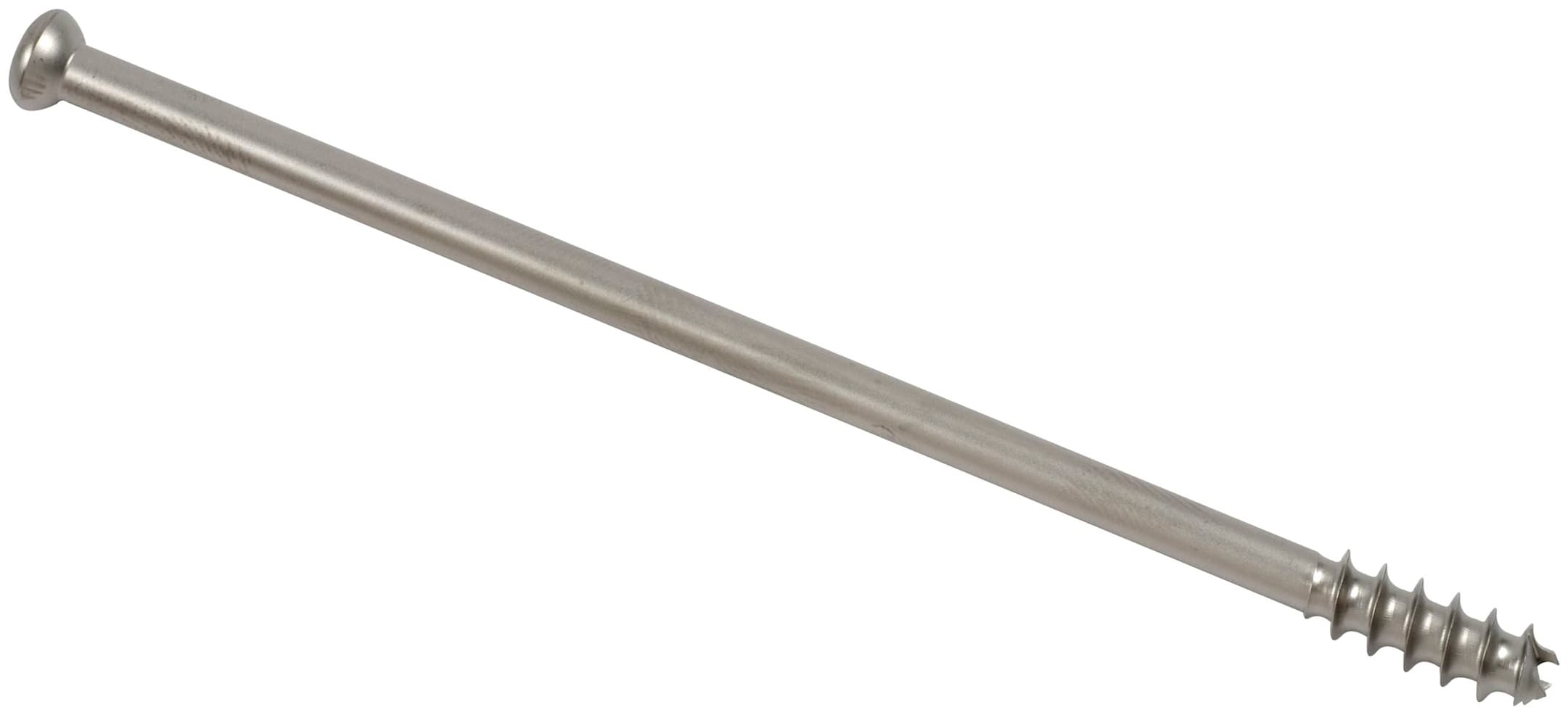 Low Profile Schraube, Teilgewinde 18.0 mm, kanüliert, Titan, 6.7 x 120.0 mm