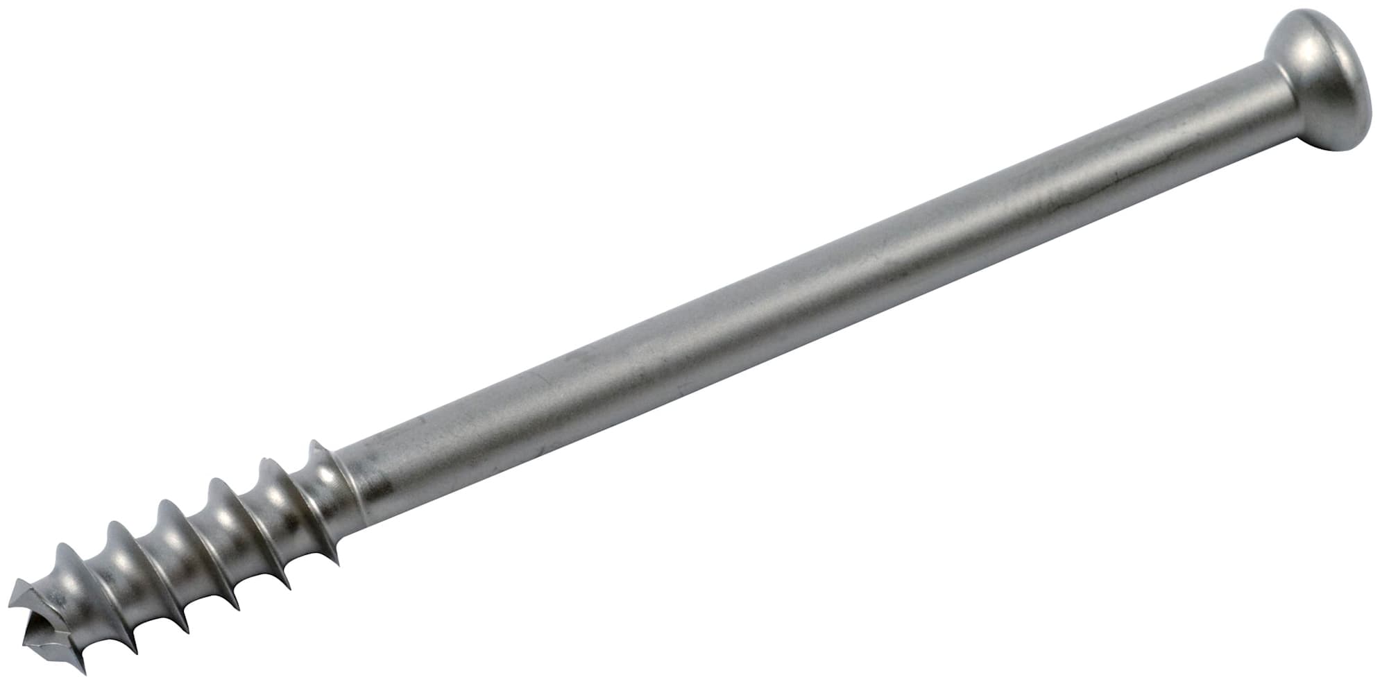 Low Profile Screw, Titanium, 6.7 mm x 75 mm, Cannulated, 18 mm Thread