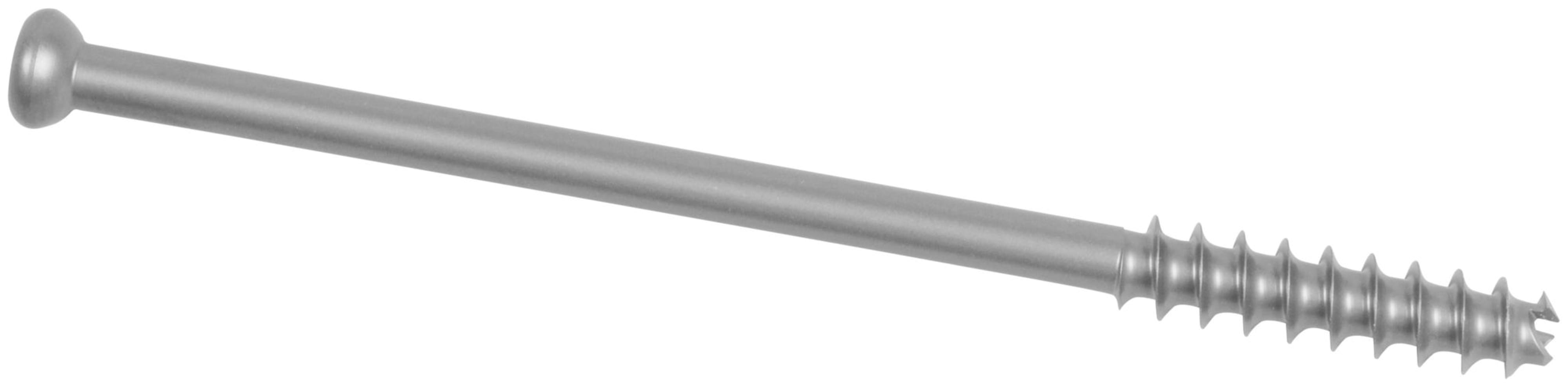 Low Profile Screw, Titanium, 6.7 mm x 100 mm, Cannulated, 28 mm Thread