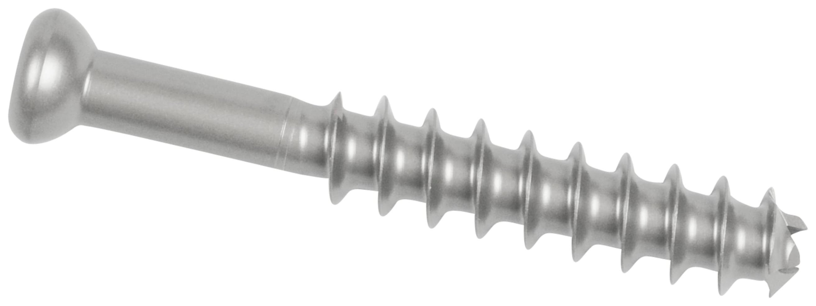Low Profile Screw, Titanium, 6.7 mm x 45 mm, Cannulated, 28 mm Thread
