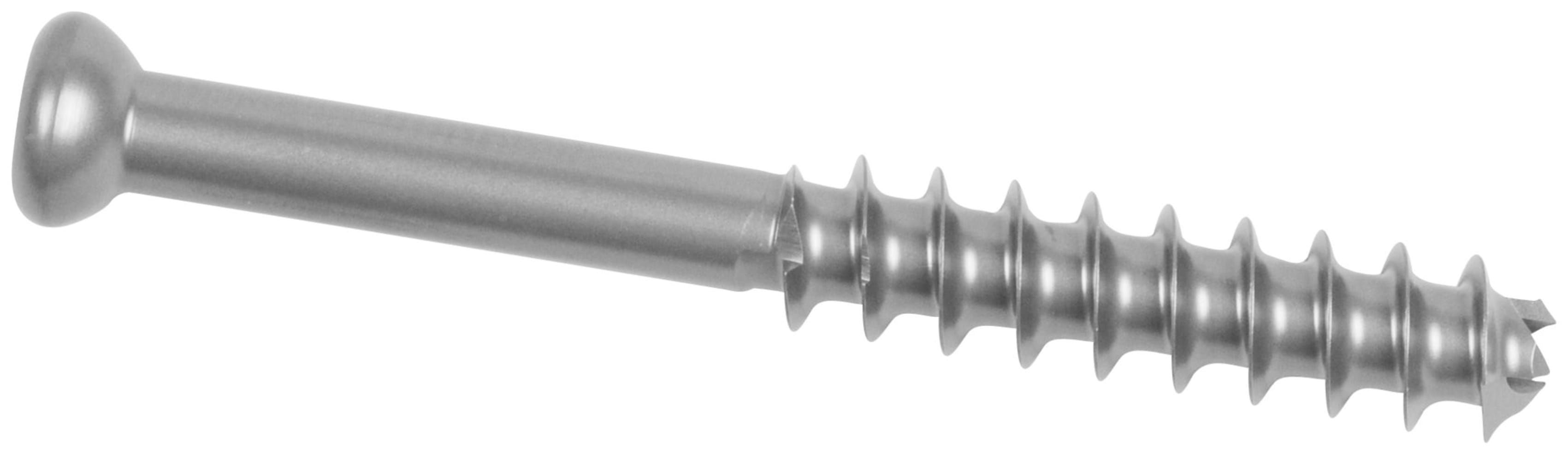 Low Profile Screw, Titanium, 6.7 mm x 55 mm, Cannulated, 28 mm Thread