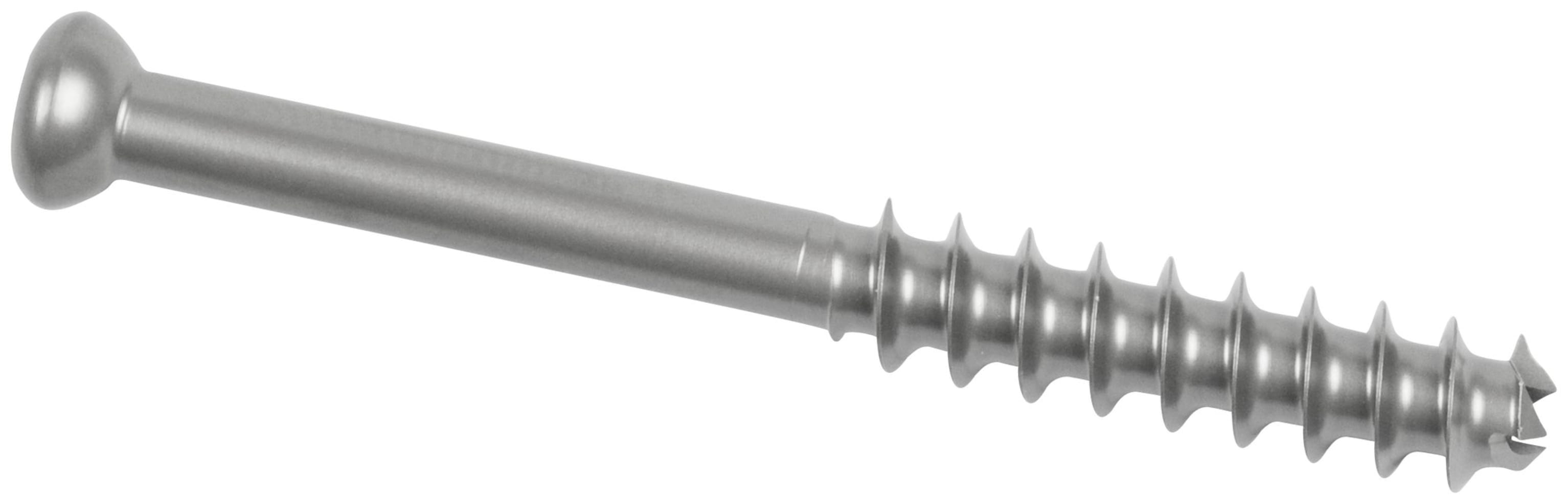 Low Profile Screw, Titanium, 6.7 mm x 60 mm, Cannulated, 28 mm Thread