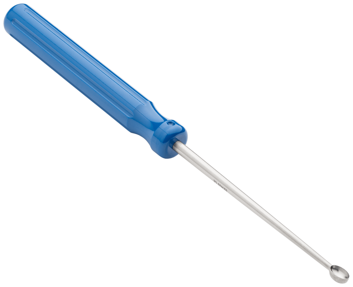 Cup Curette, Straight, Shaft, 6 mm