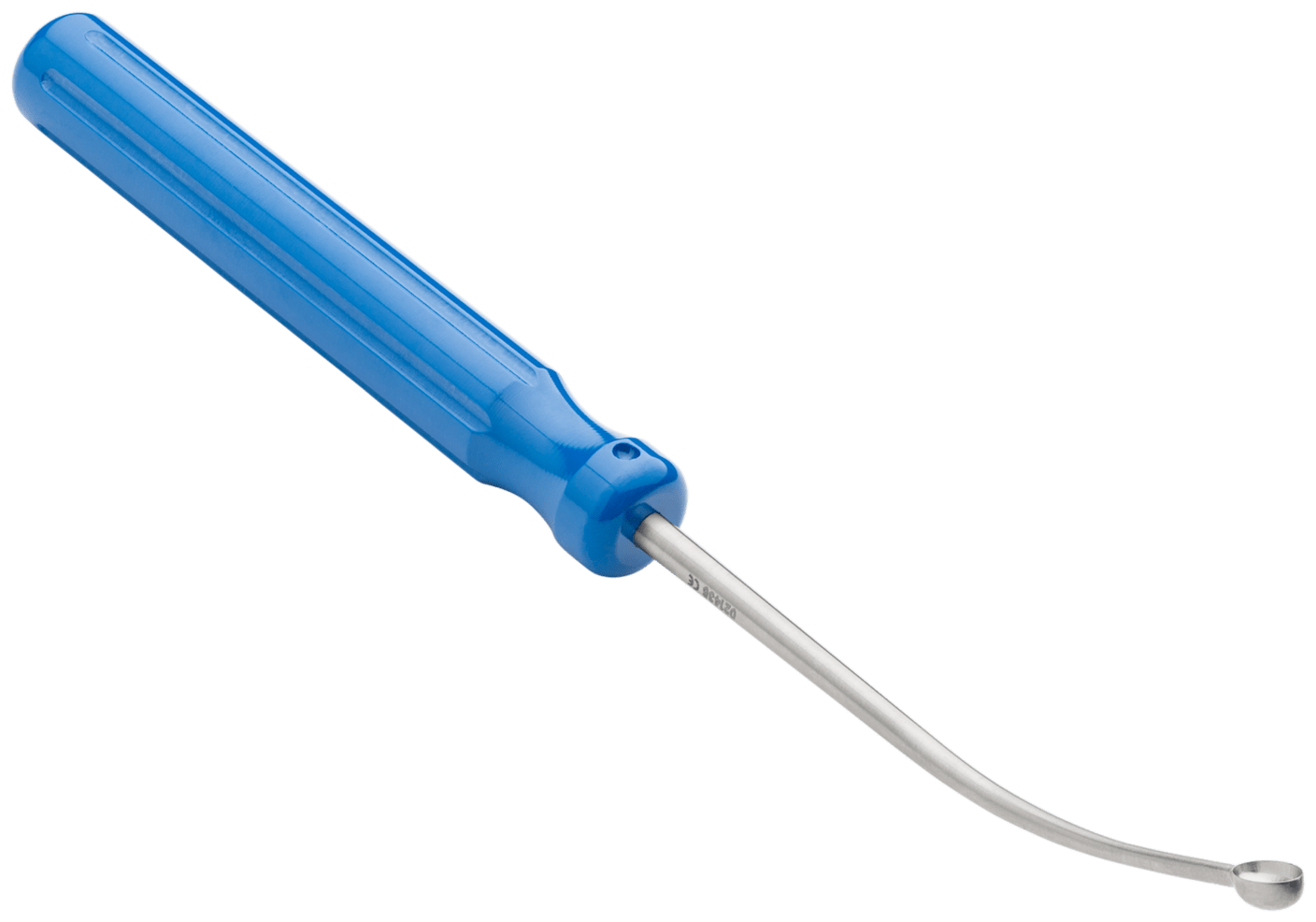 Cup Curette, Curved, Shaft, 6 mm