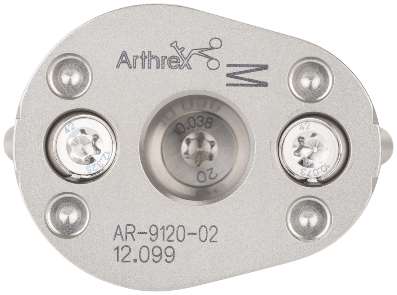 Arthrex Universal Glenoid Baseplate, CaP Coated, Medium
