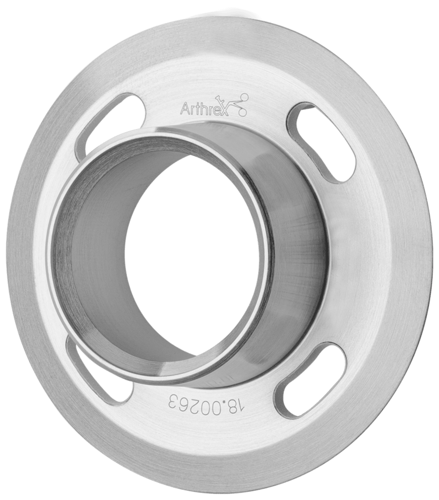 Arthrex ECLIPSE Trunnion, Slotted, TPS and CaP Coated, 43 mm