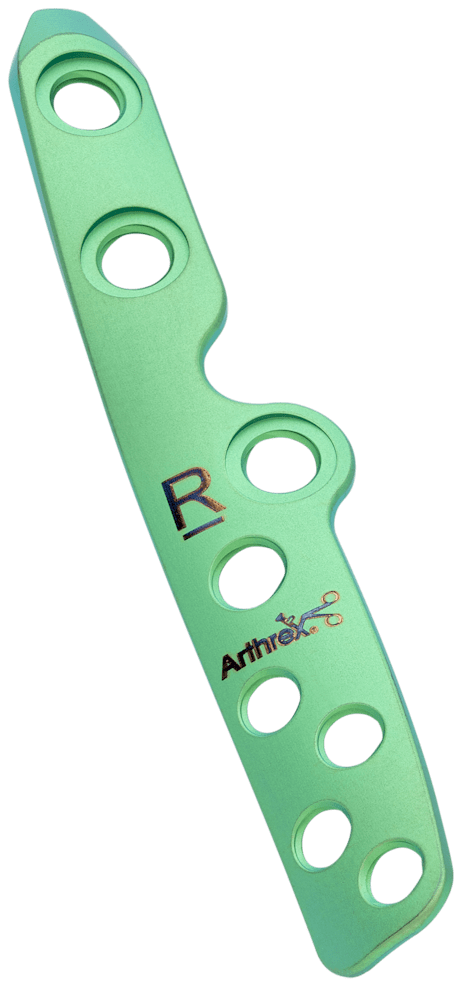 Posterolateral Anatomic Distal Fibula Plate, Right, T I, 4 Hole