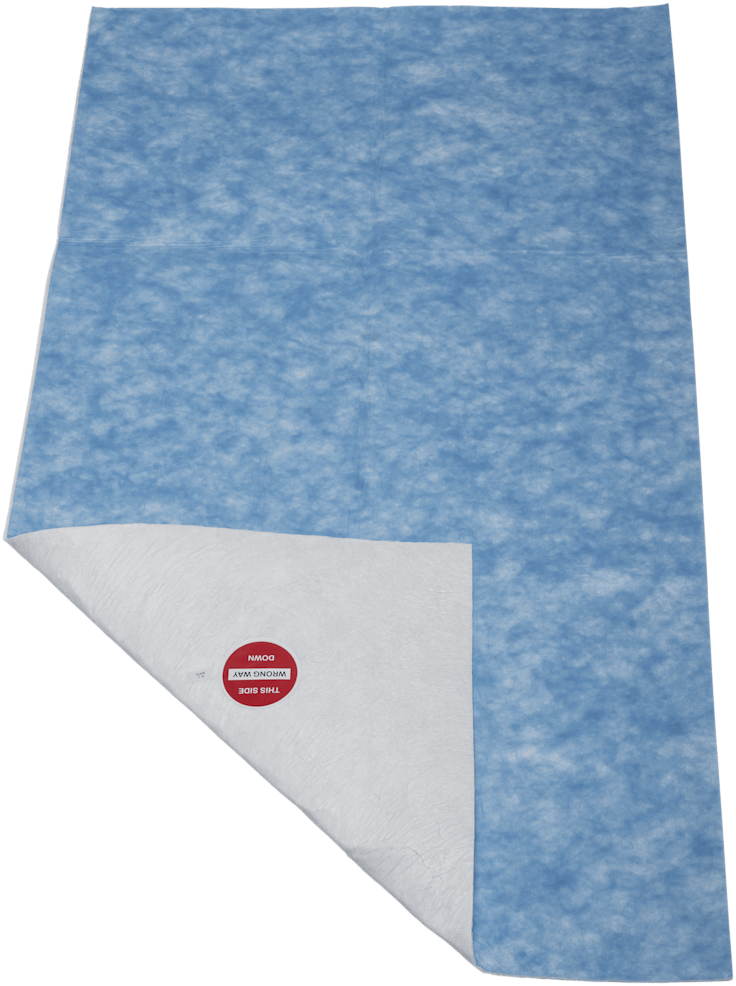 Dri-Safe Absorbent Pad, Blue, 30 x 56 in