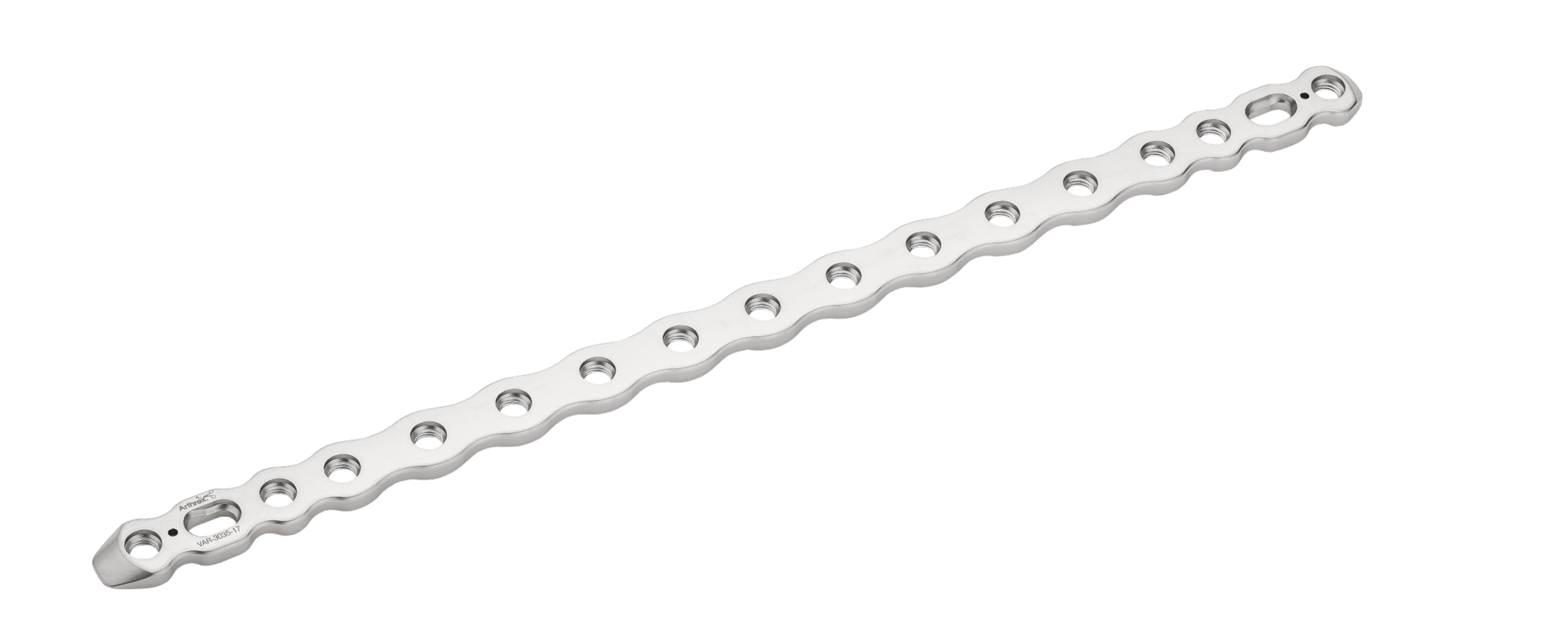 Straight Plate, SS, 3.5mm, 17 Hole