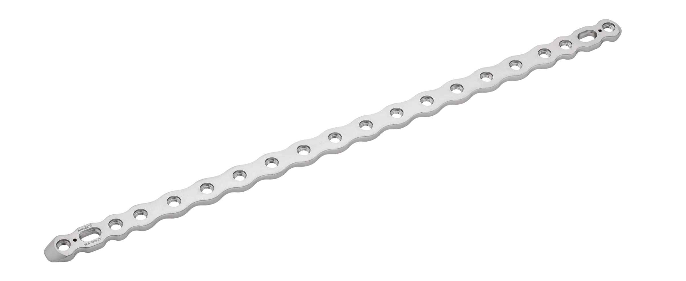 Straight Plate, SS, 3.5mm, 20 Hole