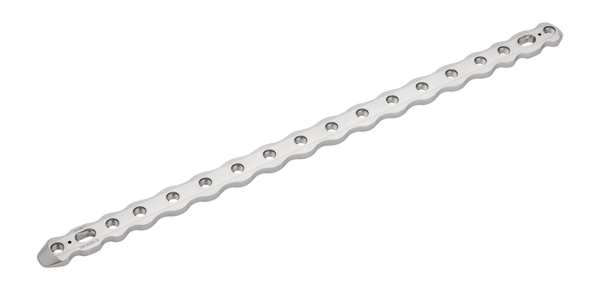 Straight Plate Broad, SS, 3.5mm, 18 Hole