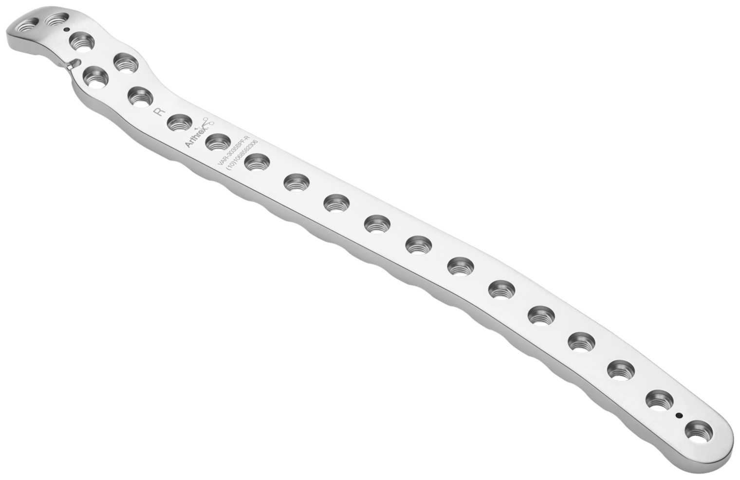 Proximal Femur Plate, Broad, SS, 3.5 mm, Rht