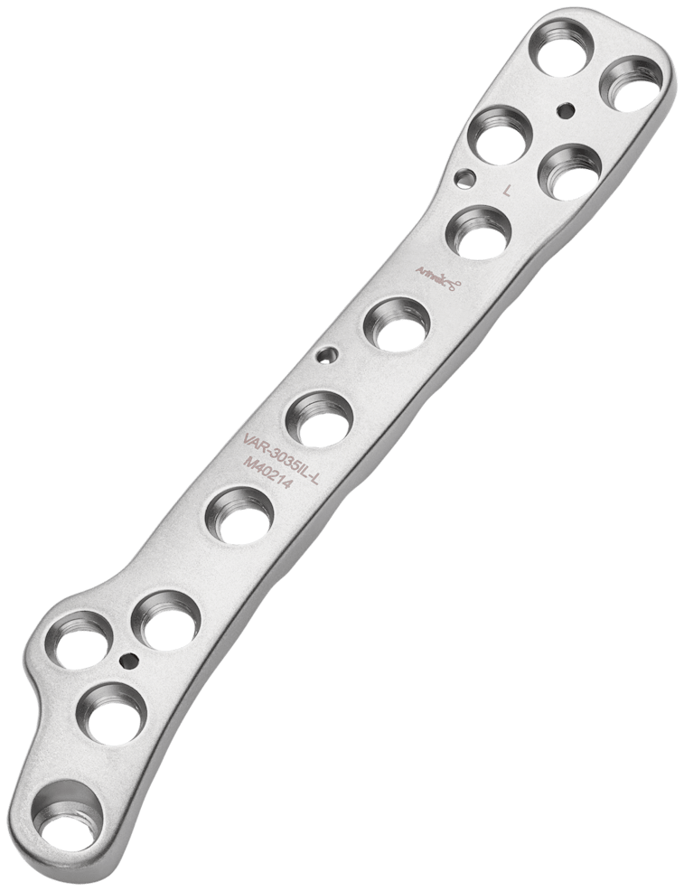 Ilial Fracture Plate Long, SS, 3.5 mm, Lft