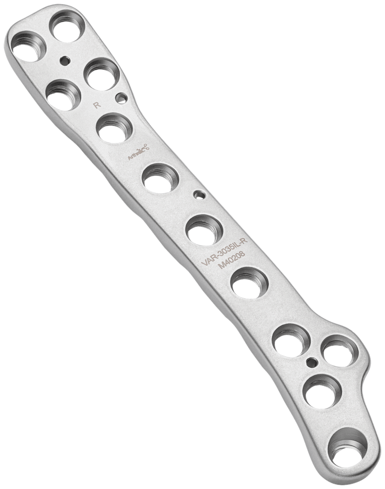 Ilial Fracture Plate Long, SS, 3.5 mm, Rht