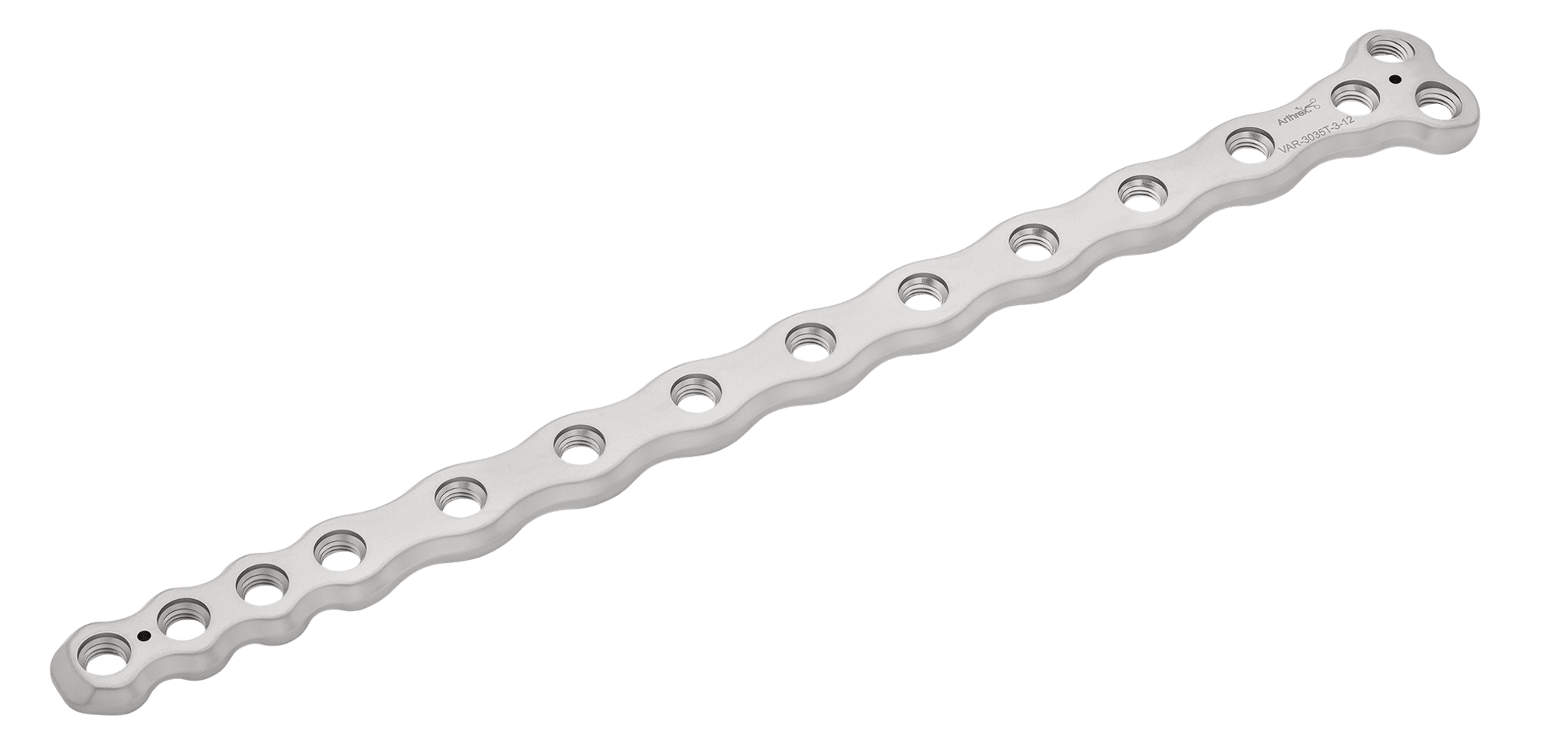 T-plate, SS, 3.5mm, 3-hole/ 12-hole