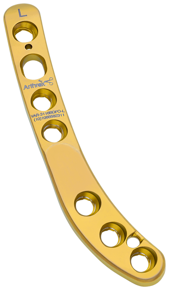 Distal Femur Osteotomy Plate, Broad, Titanium, 1.6 mm, Lft