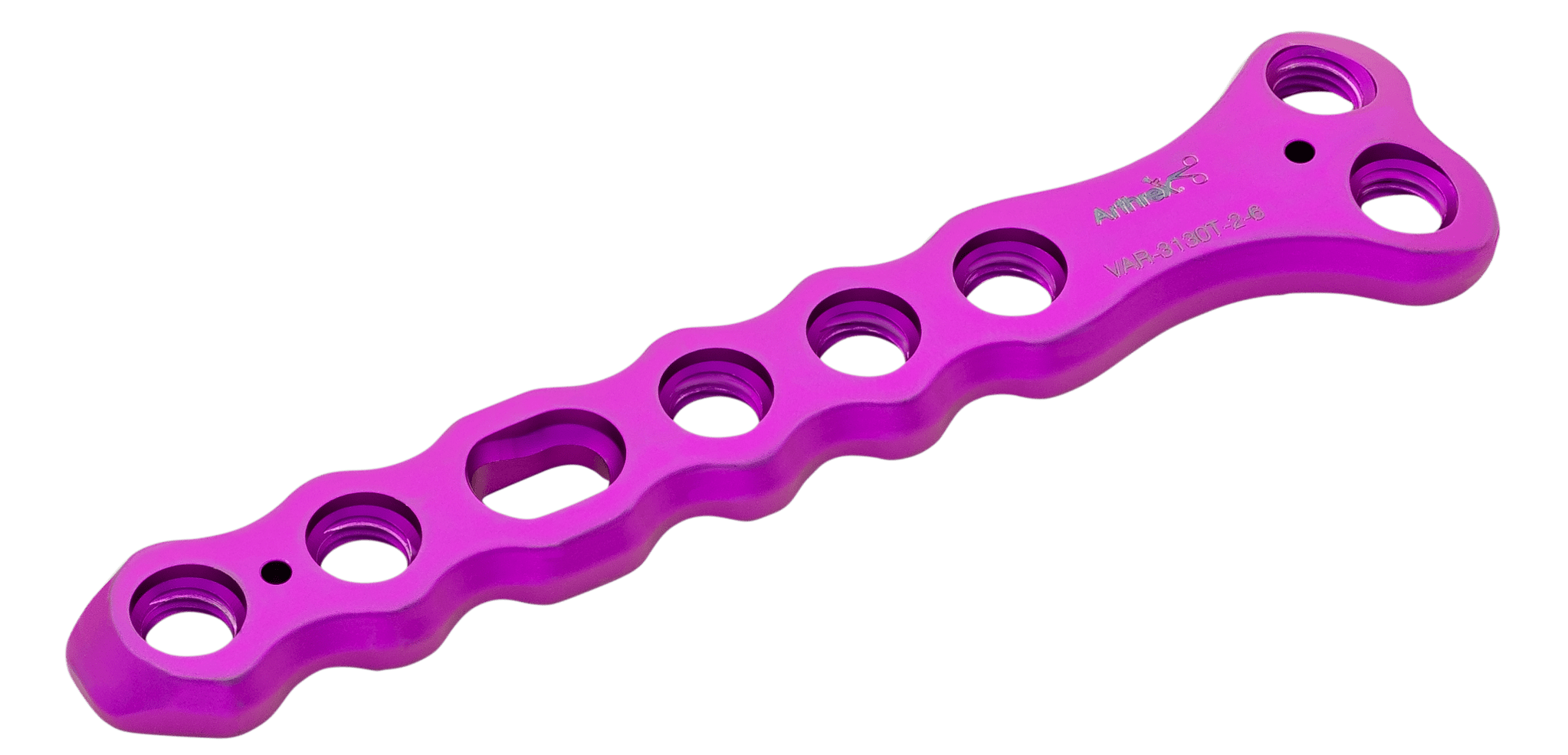 T-Plate, Titanium, 3.0 mm, 2-Hole / 6-Hole