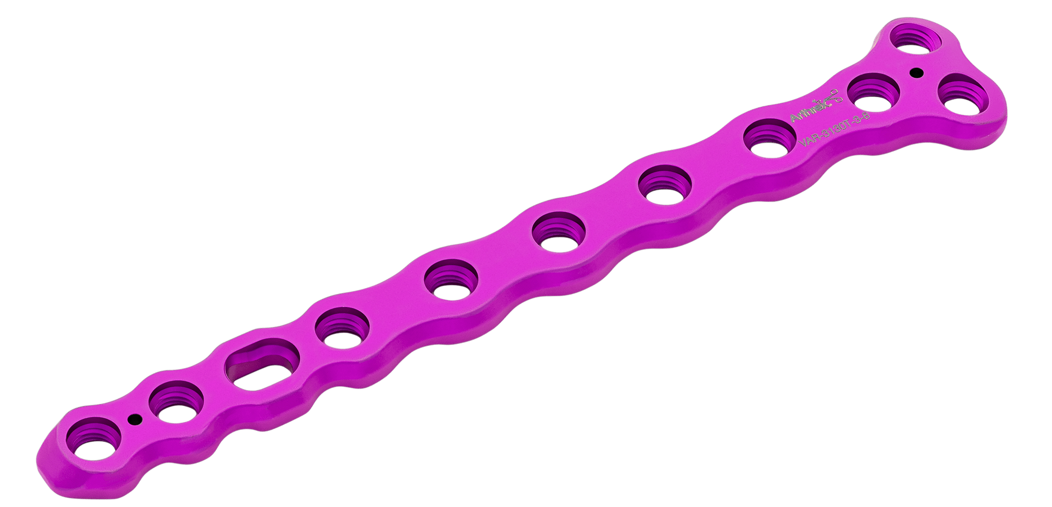 T-Plate, Titanium, 3.0 mm, 3-Hole / 8-Hole