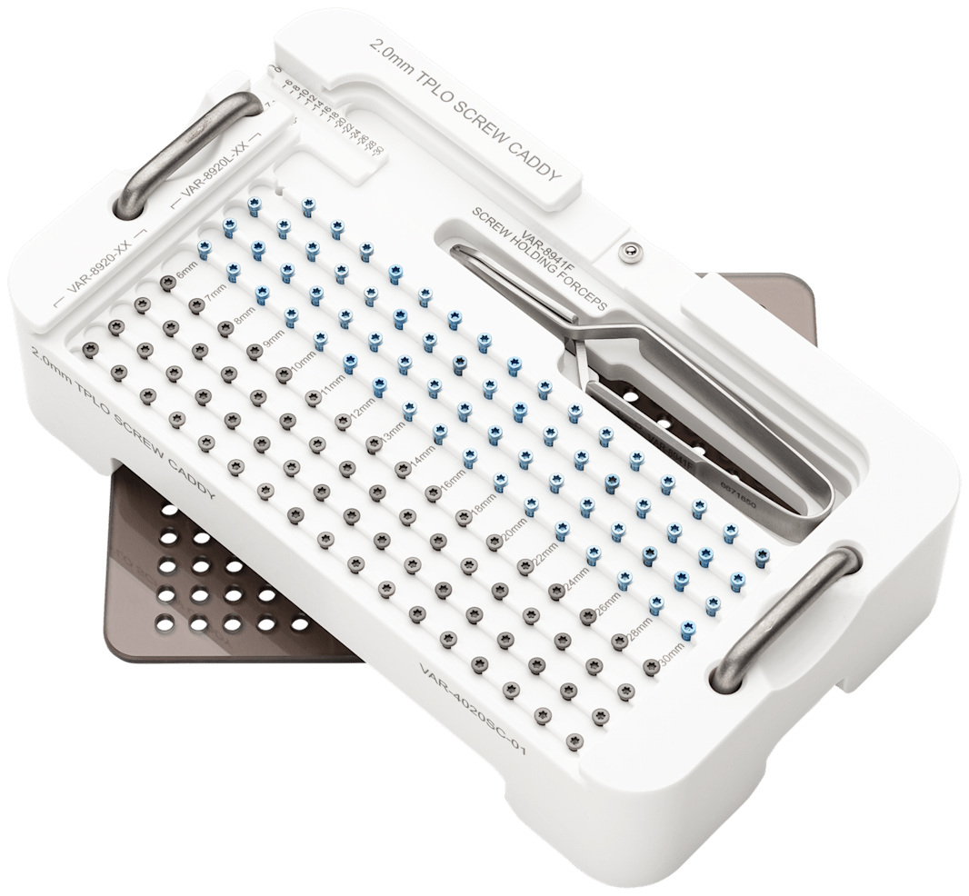 Container, Schrauben-Caddy für 2 mm TPLO-Schrauben, Vet