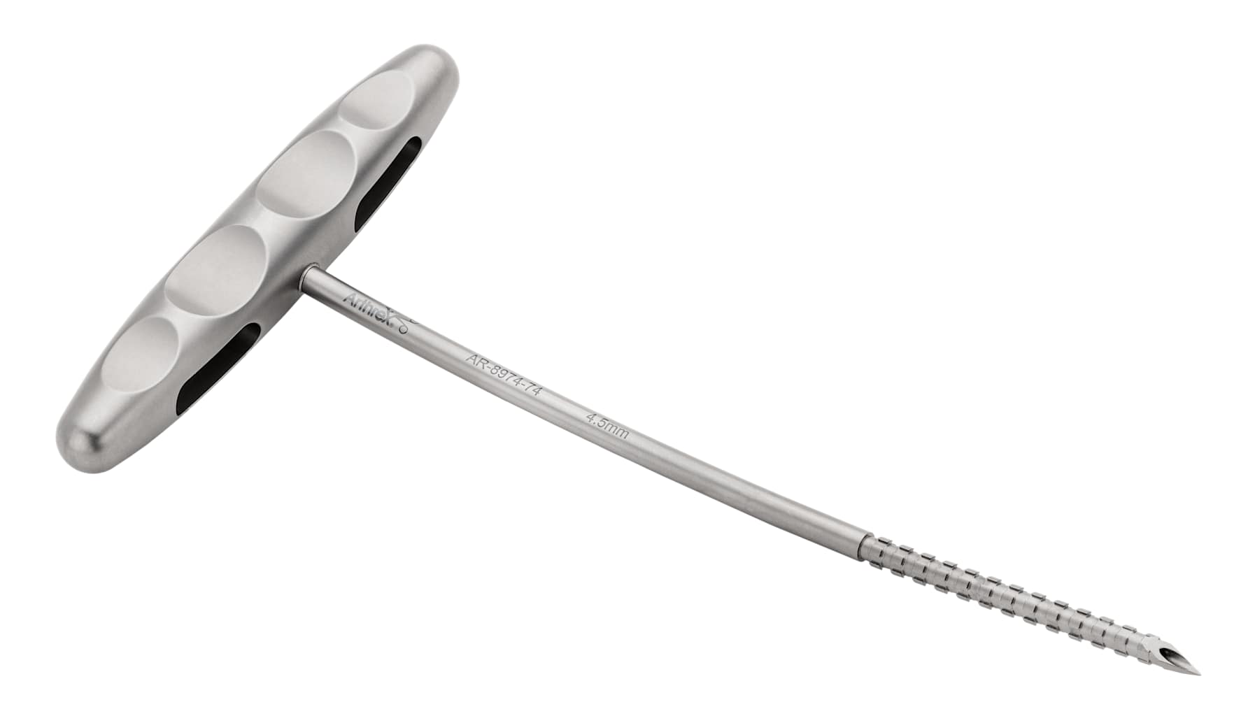 健康アクセサリー aR Arthrex - 4.5 mm Curved Cannulated Awl - AR-8974-74