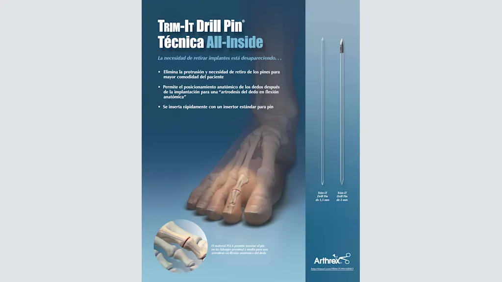 Trim-It Drill Pin® - Técnica All-Inside