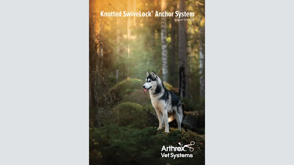 Knotted SwiveLock® Anchor System
