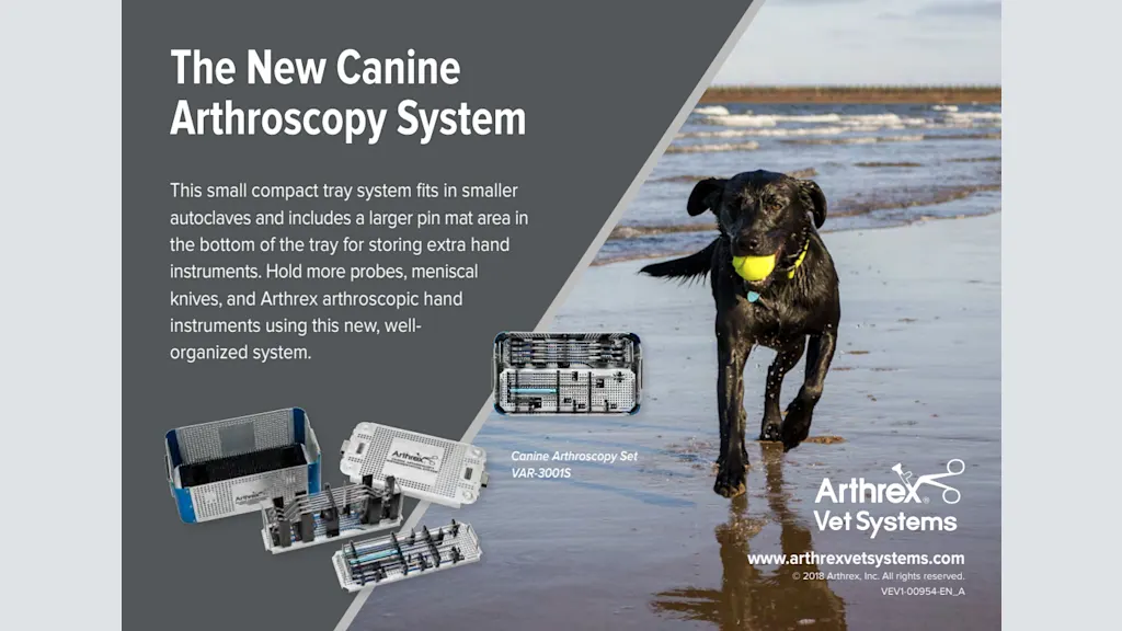 The New Canine Arthroscopy System