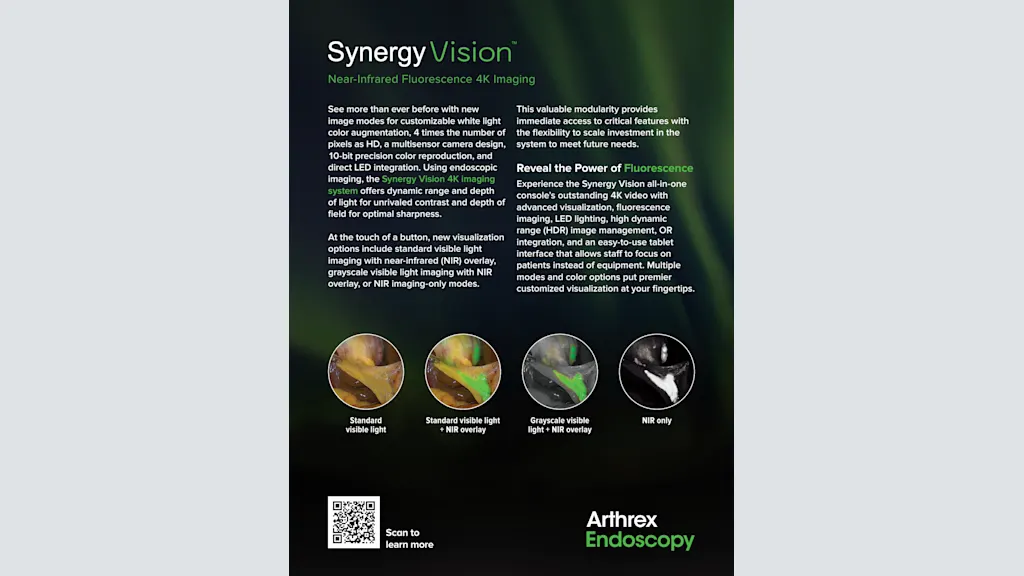 Synergy Vision™ Near-Infrared Fluorescence 4K Imaging
